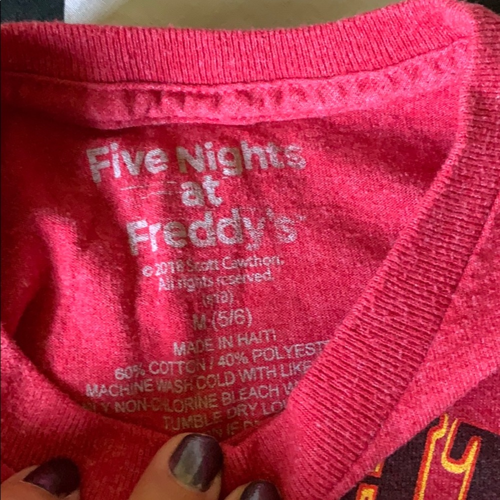 Five Nights at Freddys boys short sleeve shirt - Picture 2 of 2